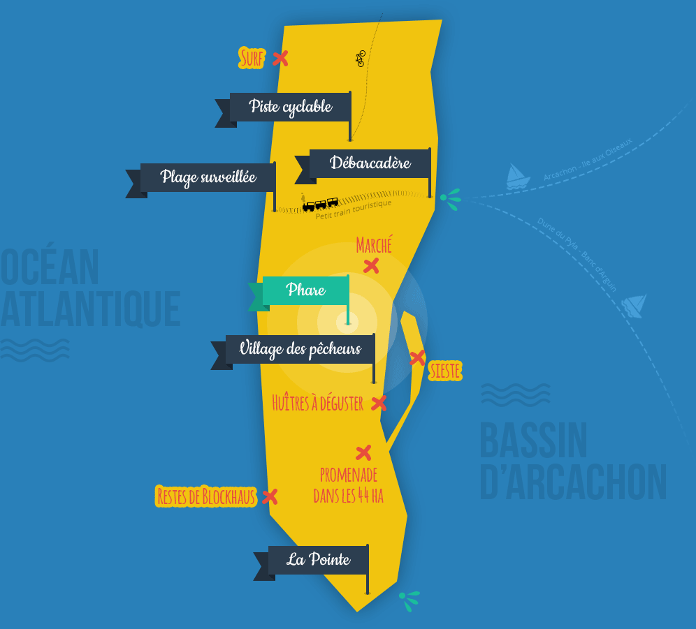 Carte du Cap Ferret